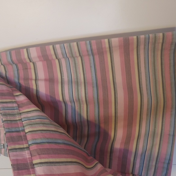 Rough Hewn Pink Multicolored Horizontal Striped Wrap Skirt Size 4 - Picture 4 of 13